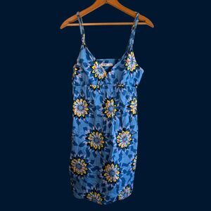 Vintage Y2K Old Navy Geometric Floral  Festival Boho Mini Dress